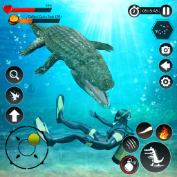 دانلود Hungry Animal Crocodile Games