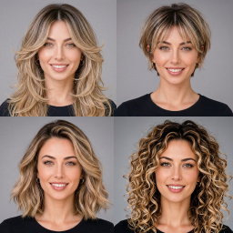 دانلود Hairstyle Try On – Hair Color
