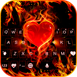 دانلود Flaming Heart Theme
