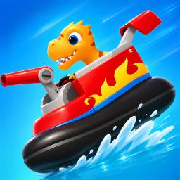 دانلود Dinosaur Patrol Boat: for kids