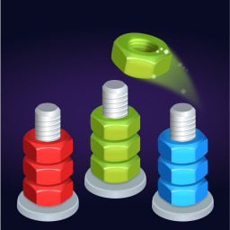 دانلود Nuts & Bolts - Color Sort Game