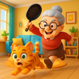 دانلود Kitty vs Granny House Chaos