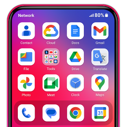 دانلود HiPhone Launcher OS Phone:Fast