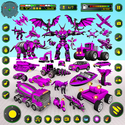 دانلود Elephant Robot Car Game 2026
