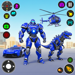 دانلود Police Robot Car Transporter