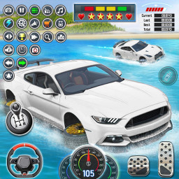 دانلود Water Car Racing 3d: Car Games