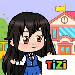 دانلود Tizi Doll Town-My School Games