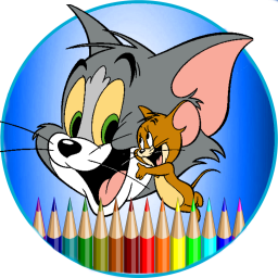 دانلود ‏نقاشی با تام و جری