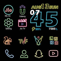 دانلود Neon Icon Pack