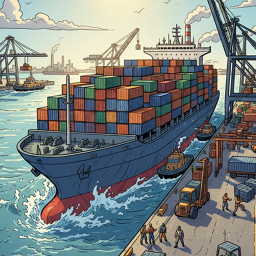 دانلود Port City: Ship Tycoon