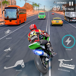 دانلود Traffic Bike Racing Games 3D