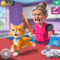 دانلود Bad Cat Chaos: Prank Gran Sim