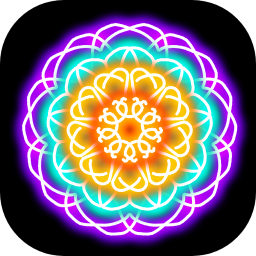 دانلود Glow Magic Doodle kaleidoscope