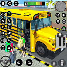 دانلود School Bus Driving coach bus