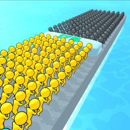 دانلود Runner Pusher: Crowd Race 3D!