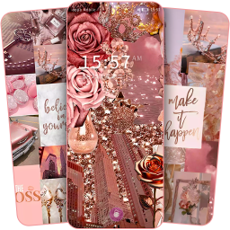 دانلود Rose Gold Wallpaper