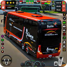 دانلود US Bus Driving Games 3D