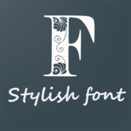 نصب برنامه Stylish Fonts