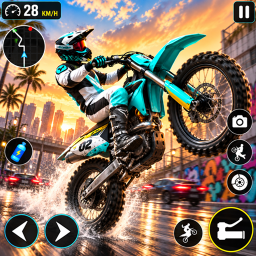دانلود Crazy Moto Bike Games 3D 2026