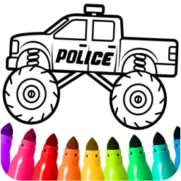 دانلود Monster Truck & Cars Coloring
