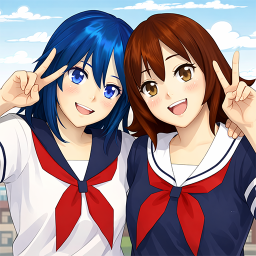 دانلود High School Girl Life Sim 3D
