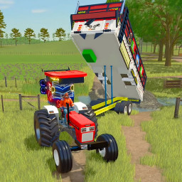 دانلود Tractor Driving Farming Games