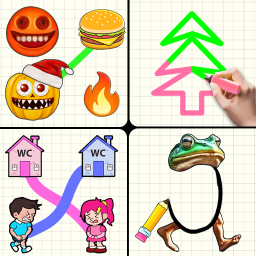 دانلود One Line-Mini games Drawing