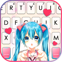 دانلود Cute School Girl Keyboard Theme