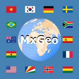 دانلود World atlas & world map MxGeo