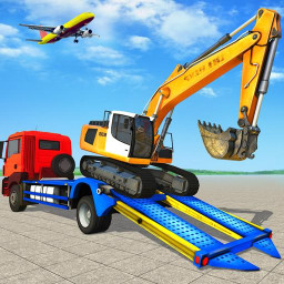 دانلود Mega Excavator Construction Truck Transport Games