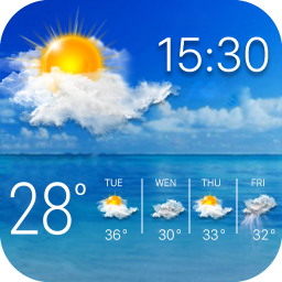 نصب برنامه Weather forecast
