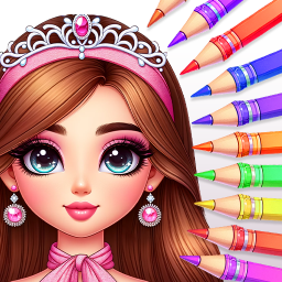 دانلود Princess Coloring Book