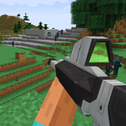 دانلود Gun Mod for Minecraft PE