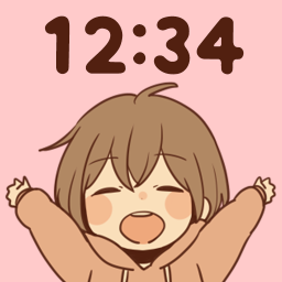 دانلود Cute Digital Clock: Sunao