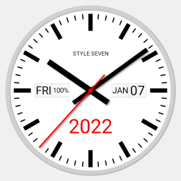 دانلود White Analog Clock-7