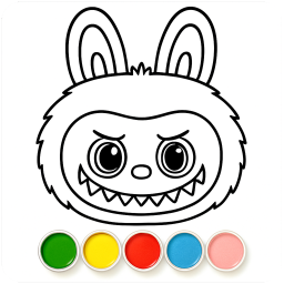 دانلود Labubu Coloring Games for Kids