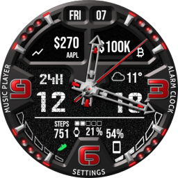 دانلود Metrix Hybrid Watch Face