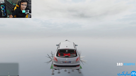  استریم چالش پرش با ماشین در جی‌تی‌ای ۵ - سناتور هادی - فصل ۱ - قسمت ۶