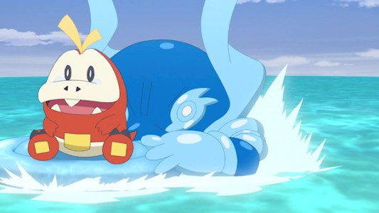 سریال سرزمین های پوکمون - فصل ۱ - قسمت ۴۲ - تغییر شکل بده قهرمان دریاها،پالافین