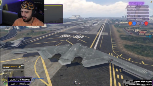  استریم جی‌تی‌ای ۵ آنلاین ۲ - عمو هیتمن - فصل ۱ - مسابقه B۲ آمریکایی و جنگنده روسی