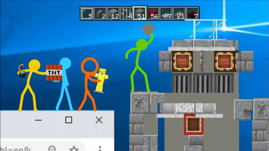 انیمیشن آدمک‌ها در دنیای ماینکرفت - فصل ۱ - قسمت ۱۷