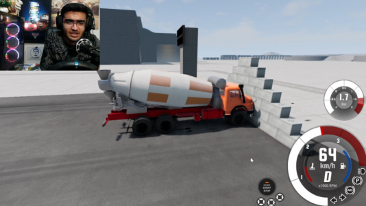  استریم بازسازی ماشین ۳ - سناتور هادی - فصل ۱ - چالش برخورد به دیوار با ماشین‌های سنگین