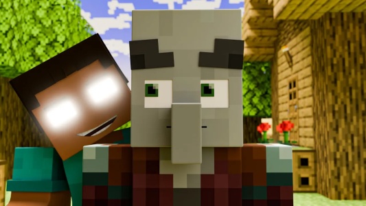 انیمیشن ماینکرفت - اودی ارنجی - فصل ۱ - غارتگر در مقابل هیروبراین