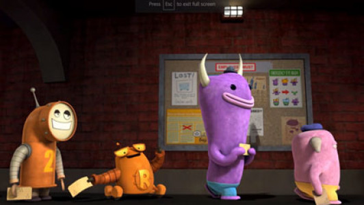 انیمیشن ربات و هیولا - فصل ۱ - قسمت ۳۸ - شب تاریک