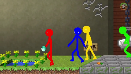 انیمیشن استیکمن‌ها در دنیای ماینکرفت - فصل ۱ - قسمت ۱۶