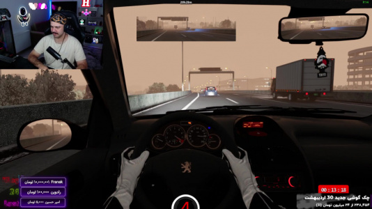  استریم شبیه‌ساز ماشین ایرانی - عمو هیتمن - فصل ۱ - لایی کشی با آهنگ مازندرانی محمد کجوری