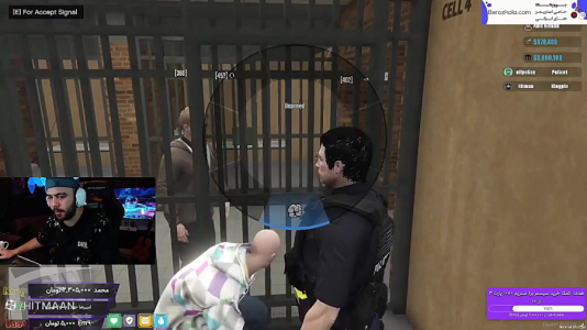  استریم جی‌تی‌ای ۵: رول پلی آنلاین ۳ - عمو هیتمن - فصل ۱ - فرار از زندان ایرانی