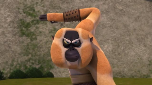 انیمیشن پاندای کونگ فو کار : افسانه های شگفت انگیز - فصل ۱ - قسمت ۲۶ - میمون در میان