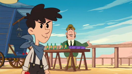 انیمیشن لوک کوچولوی خوش شانس - فصل ۱ - قسمت ۴۳ - رولینگ تگزاس