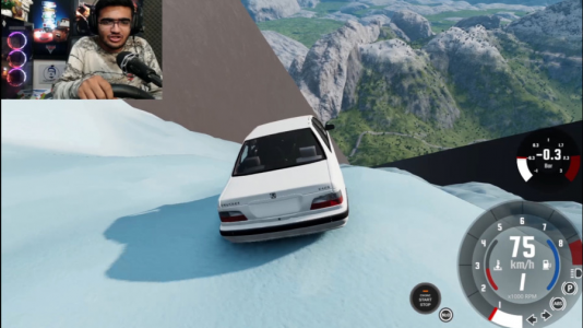  استریم بازسازی ماشین ۳ - سناتور هادی - فصل ۱ - چالش شیب برفی با  ماشین‌های ایرانی